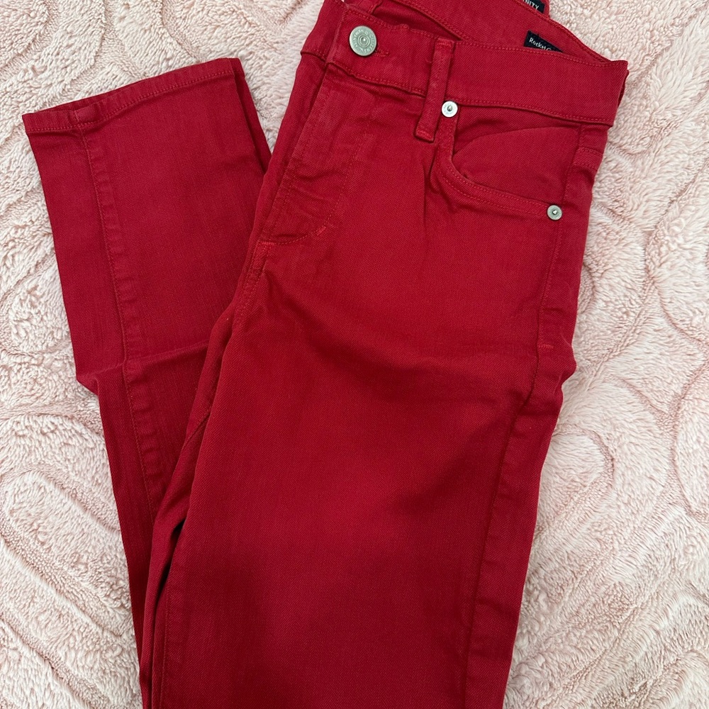 Citizens Of Humanity Bold Red Skinny Jeans